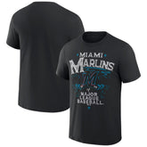 Miami Marlins Darius Rucker Collection Beach Splatter T-Shirt - Black