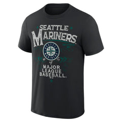 Seattle Mariners Darius Rucker Collection Beach Splatter T-Shirt - Black