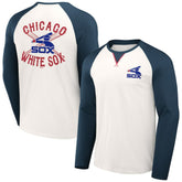 Chicago White Sox Darius Rucker Collection Team Color Raglan T-Shirt - White/Navy