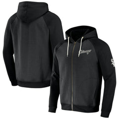 Chicago White Sox Darius Rucker Collection Raglan Full-Zip Hoodie - Black