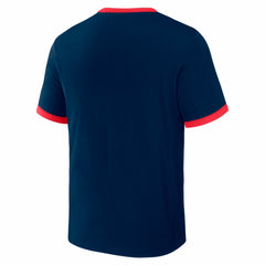 Minnesota Twins Darius Rucker Collection Two-Way Ringer Reversible T-Shirt - Navy/Red