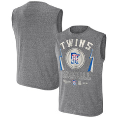 Minnesota Twins Darius Rucker Collection Relaxed-Fit Muscle Tank Top - Charcoal