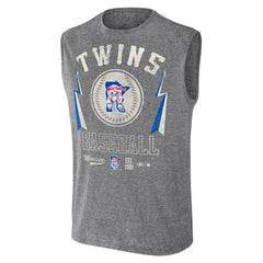 Minnesota Twins Darius Rucker Collection Relaxed-Fit Muscle Tank Top - Charcoal