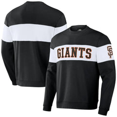 San Francisco Giants Darius Rucker Collection Stripe Pullover Sweatshirt - Black