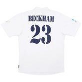 BECKHAM #23 Retro Real Madrid Centenary Home Jersey 2002/03