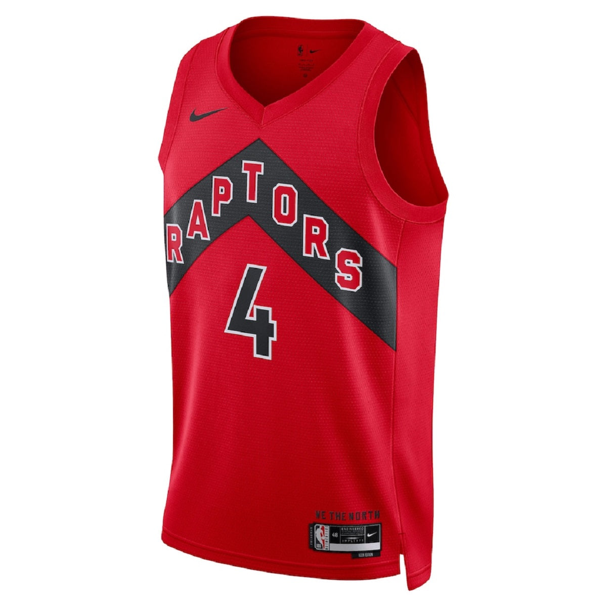 Unisex Toronto Raptors Scottie Barnes #4 Red Swingman Jersey - Statement Edition