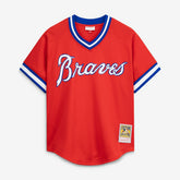 Dale Murphy Atlanta Braves Authentic Batting Practice Jersey - Scarlet | Mitchell & Ness