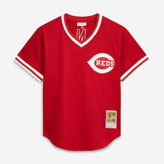 Johnny Bench Cincinnati Reds Authentic Batting Practice Jersey - Scarlet | Mitchell & Ness