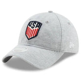 New Era USA Womens Sporty Shine Adjustable Hat - Grey | Hot