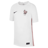 2022-23 France Away Youth Soccer Jersey White-Pink Glaze-Blue | Online