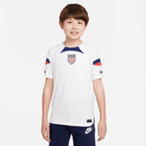 2022-23 USA Home Youth Soccer Jersey White-Loyal Blue | Online