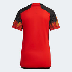 2022-23 Belgium Women's Home Soccer Jersey - Red-Black | Discount