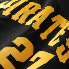 Kent Tekulve Pittsburgh Pirates Authentic Batting Practice Jersey - Black | Mitchell & Ness
