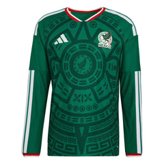 2026 Mexico Men's Authentic Home Long-Sleeve Soccer Jersey | Outlet