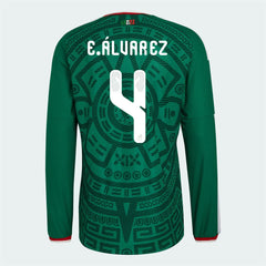 2026 Mexico Men's Authentic Home Long-Sleeve Soccer Jersey | Outlet