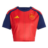 2026 Spain Women's Stadium Home Cropped Soccer Jersey | Outlet