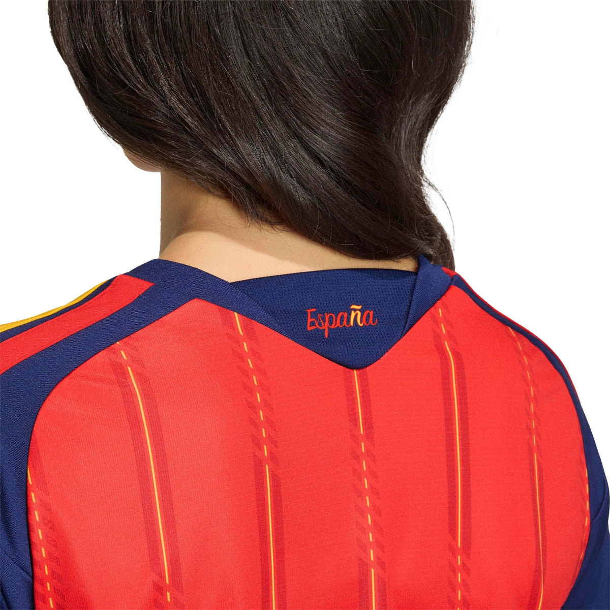 2026 Spain Women's Stadium Home Cropped Soccer Jersey Vivid Red