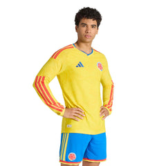 2026 Colombia Men's Authentic Home Long-Sleeve Soccer Jersey | Online