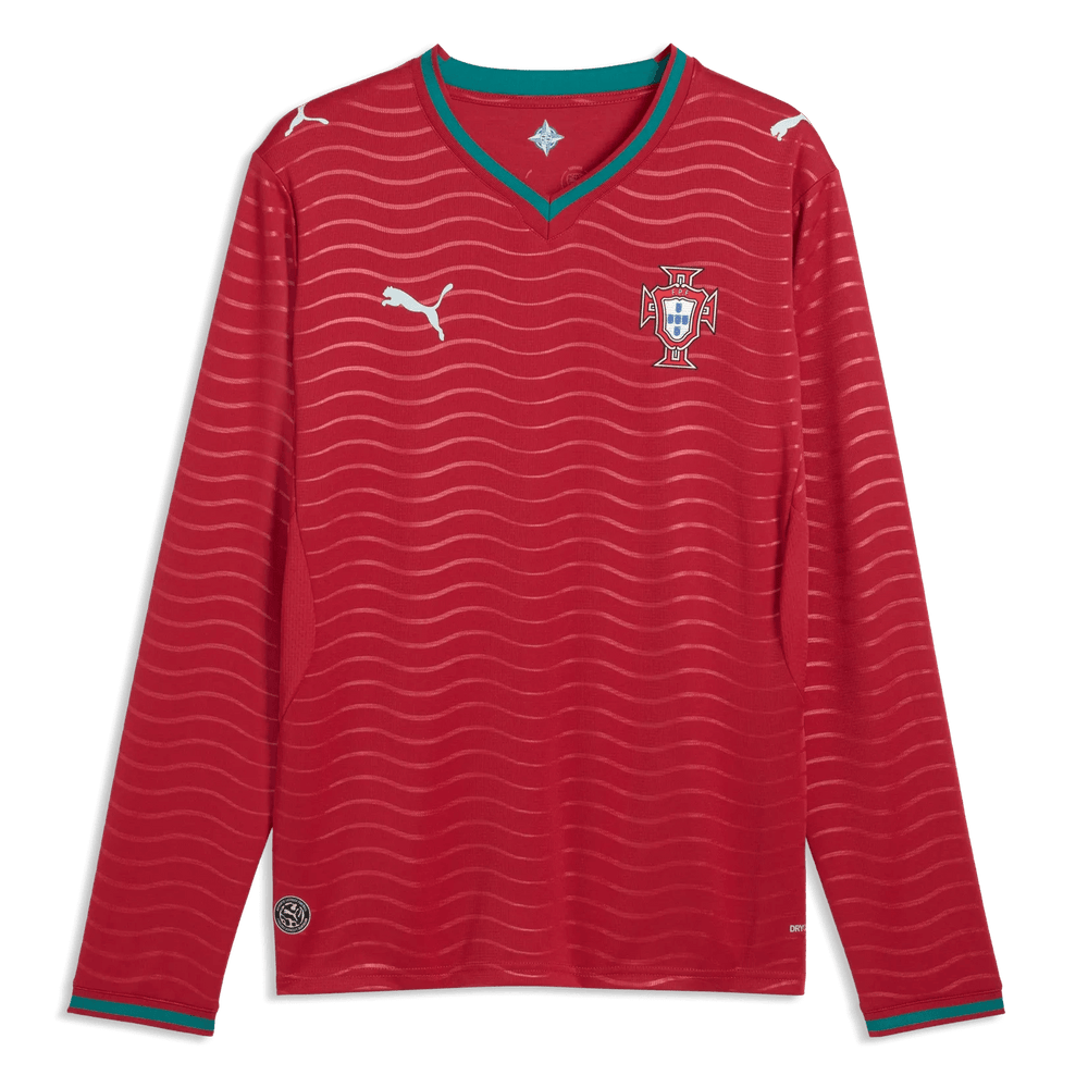 2026 Portugal Men's Stadium Home Long-Sleeve Soccer Jersey | On sale