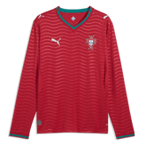 2026 Portugal Men's Stadium Home Long-Sleeve Soccer Jersey | On sale