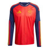 2026 Spain Men's Stadium Home Long-Sleeve Soccer Jersey | Hot