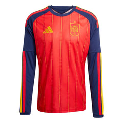 2026 Spain Men's Stadium Home Long-Sleeve Soccer Jersey | Hot