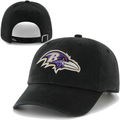 NFL Baltimore Ravens '47 Brand  Clean Up Adjustable Hat