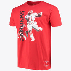 NFL Atlanta Falcons Stencil Font Player Tee Deion Sanders