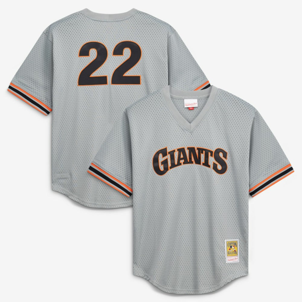 Will Clark San Francisco Giants Authentic Batting Practice Jersey - Gray | Mitchell & Ness