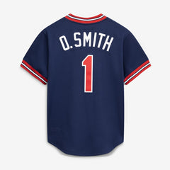 Ozzie Smith St. Louis Cardinals Authentic Batting Practice Jersey - Navy | Mitchell & Ness