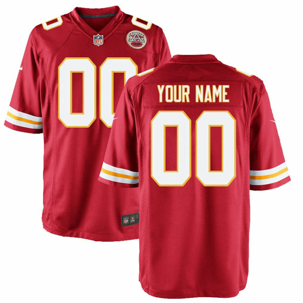 NFL Kansas City Chiefs Youth Custom Game Jersey