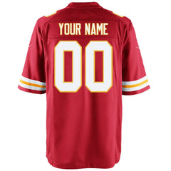 NFL Kansas City Chiefs Youth Custom Game Jersey
