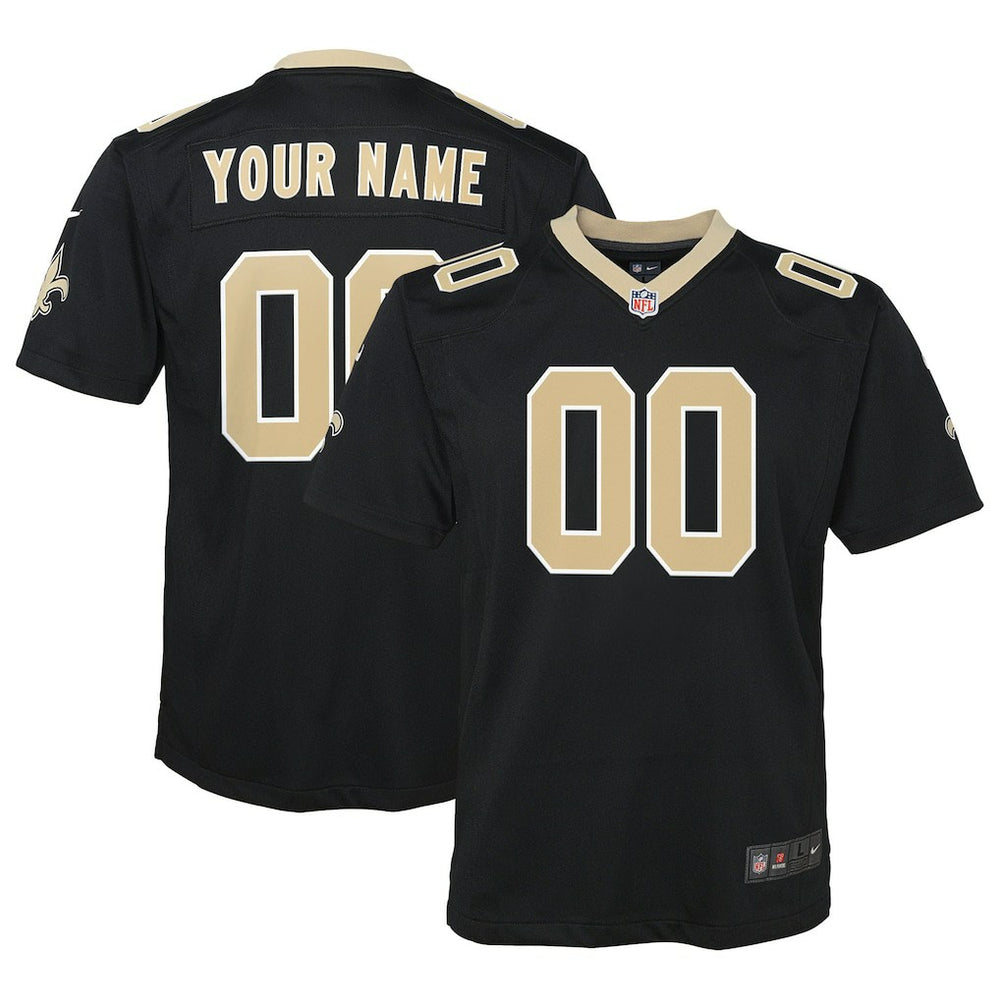 NFL New Orleans Saints Youth Custom Game Jersey