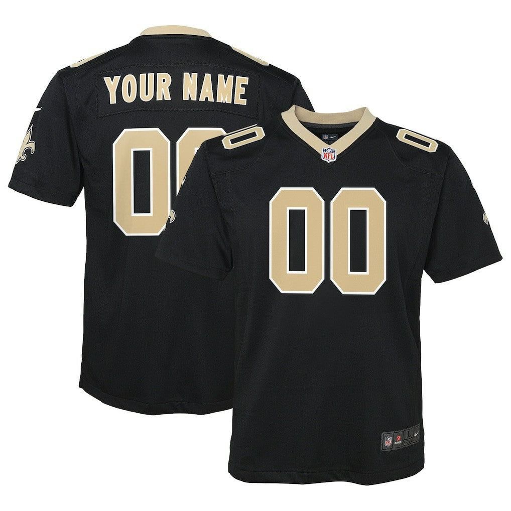 NFL New Orleans Saints Youth Custom Game Jersey