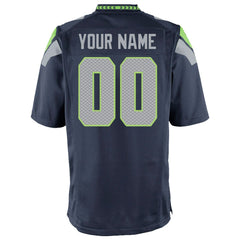 NFL Seattle Seahawks Youth Custom Game Jersey