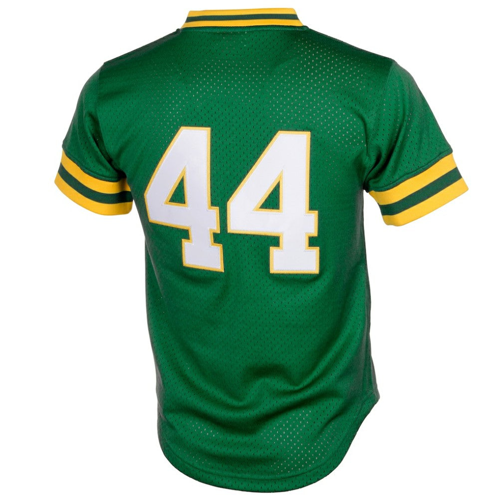Reggie Jackson Athletics Authentic Batting Practice Jersey - Green | Mitchell & Ness