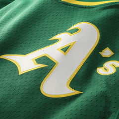 Rickey Henderson Athletics Authentic Batting Practice Jersey - Green | Mitchell & Ness