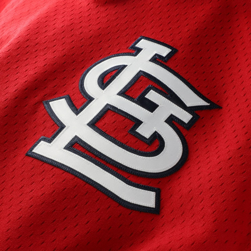 Ozzie Smith St. Louis Cardinals Authentic Batting Practice Jersey - Scarlet | Mitchell & Ness