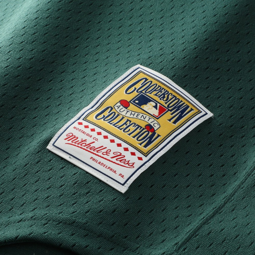 Rickey Henderson Athletics Authentic Batting Practice Jersey - Green | Mitchell & Ness