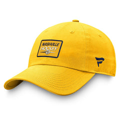 Nashville Predators Fanatics Authentic Pro Prime Adjustable Hat – Gold