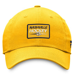 Nashville Predators Fanatics Authentic Pro Prime Adjustable Hat – Gold
