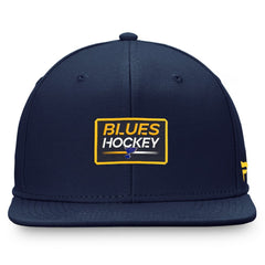 St. Louis Blues Fanatics Authentic Pro Prime Snapback Hat – Navy