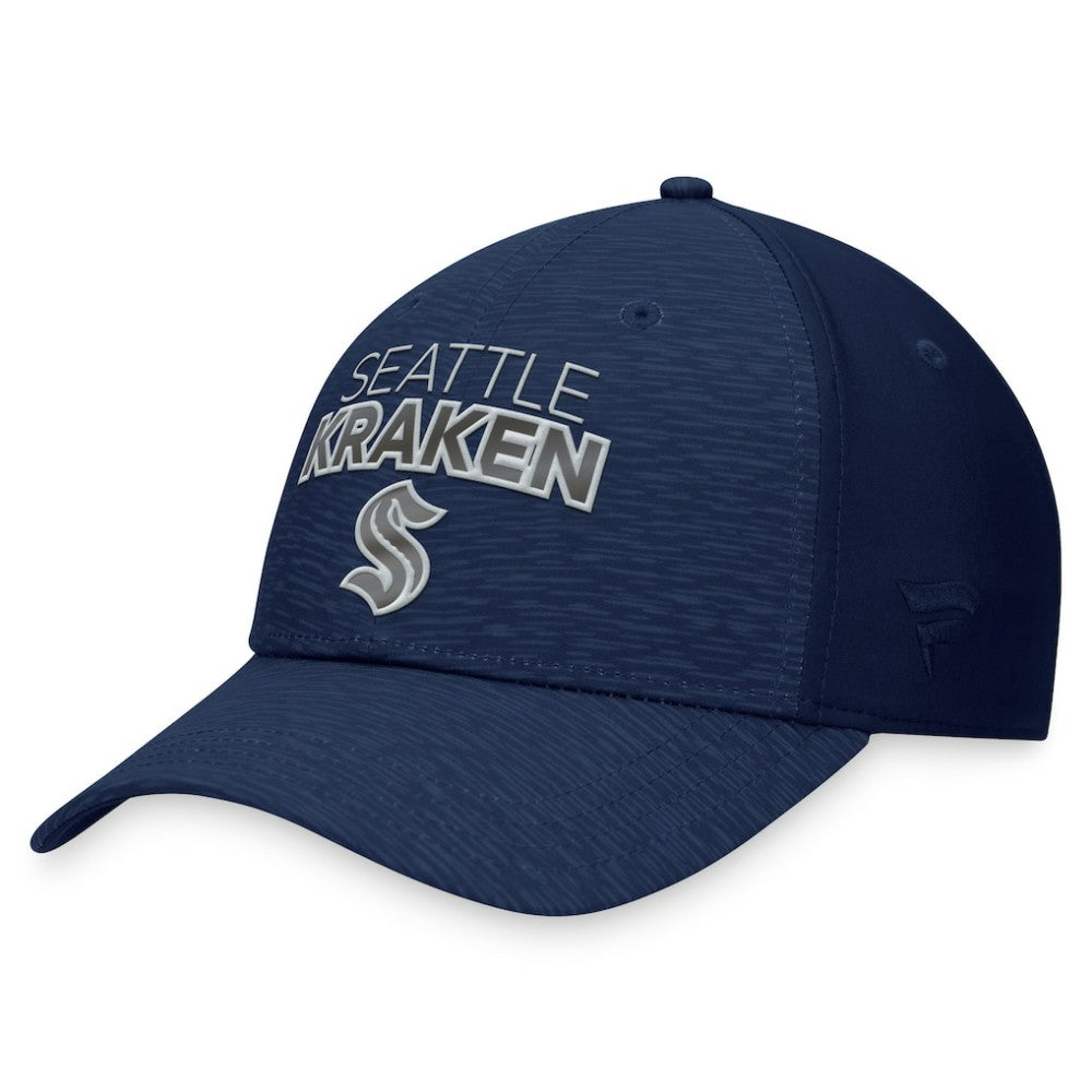 Seattle Kraken Fanatics Authentic Pro Road Stack Logo Flex Hat