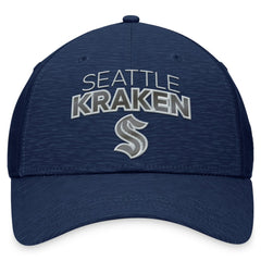 Seattle Kraken Fanatics Authentic Pro Road Stack Logo Flex Hat