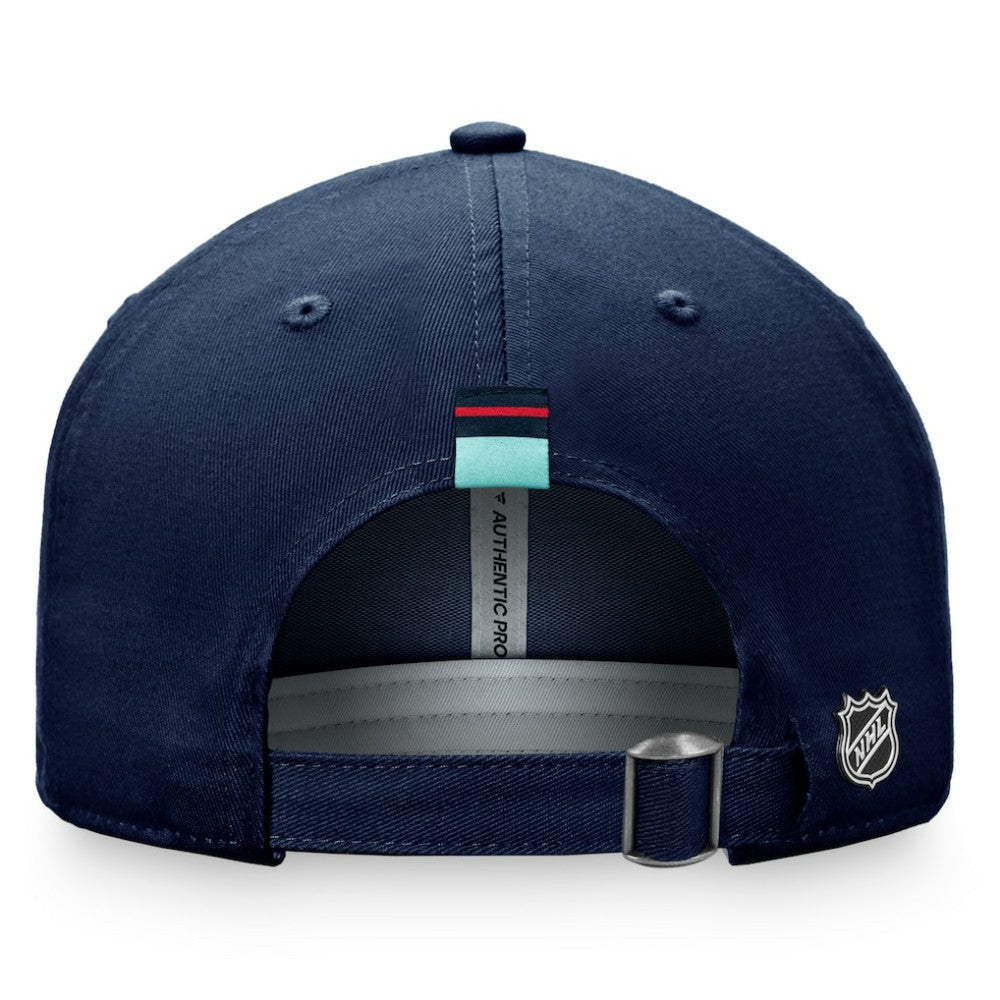 Seattle Kraken Fanatics Women's Authentic Pro Rink Adjustable Hat