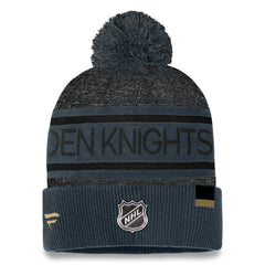 Vegas Golden Knights Fanatics Authentic Pro Cuffed Knit Hat with Pom