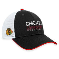 Chicago Blackhawks Fanatics Authentic Pro Rink Trucker Adjustable Hat