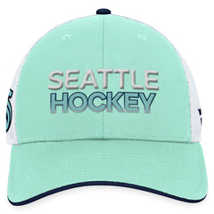 Seattle Kraken Fanatics Authentic Pro Rink Trucker Adjustable Hat