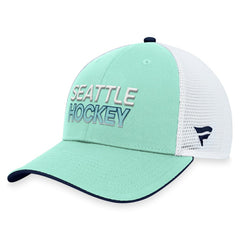 Seattle Kraken Fanatics Authentic Pro Rink Trucker Adjustable Hat