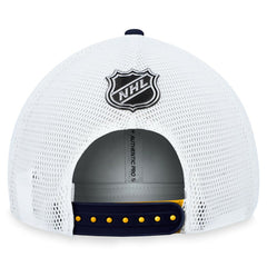 St. Louis Blues Fanatics Authentic Pro Rink Trucker Adjustable Hat